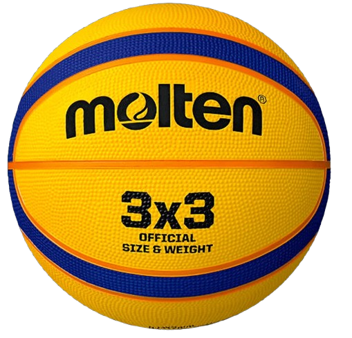 BALÓN DE BÁSQUETBOL MOLTEN B33T2010 3X3 NO.6 (DEEP CHANNEL)